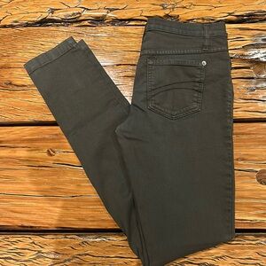 Woman’s Second Yoga Jeans, Army Green, Size 28